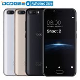 DOOGEE-Shoot 2 dual câmera telefones celulares 5.0" quad core 3360 mah Android com impressão digital