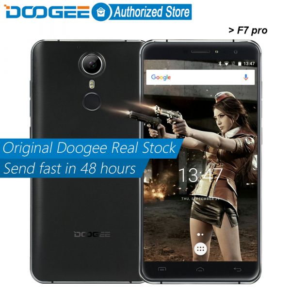 Doogee f7 pro telemóveis 5.7 polegada fhd 4 gb de ram + 32 gb rom android6.0 Dual SIM 21mp Camera